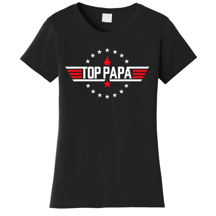 Fathers Day Gift Papa Gift From Grandkids Son Daughter Women's T-Shirt