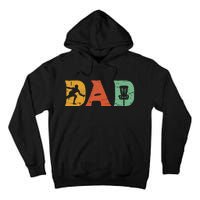 Funny Disc Golf Dad Retro Fathers Day Tall Hoodie