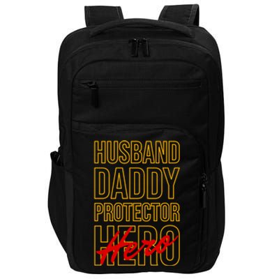 Father Day Gift For Husband Daddy Protector Hero Gift Impact Tech Backpack