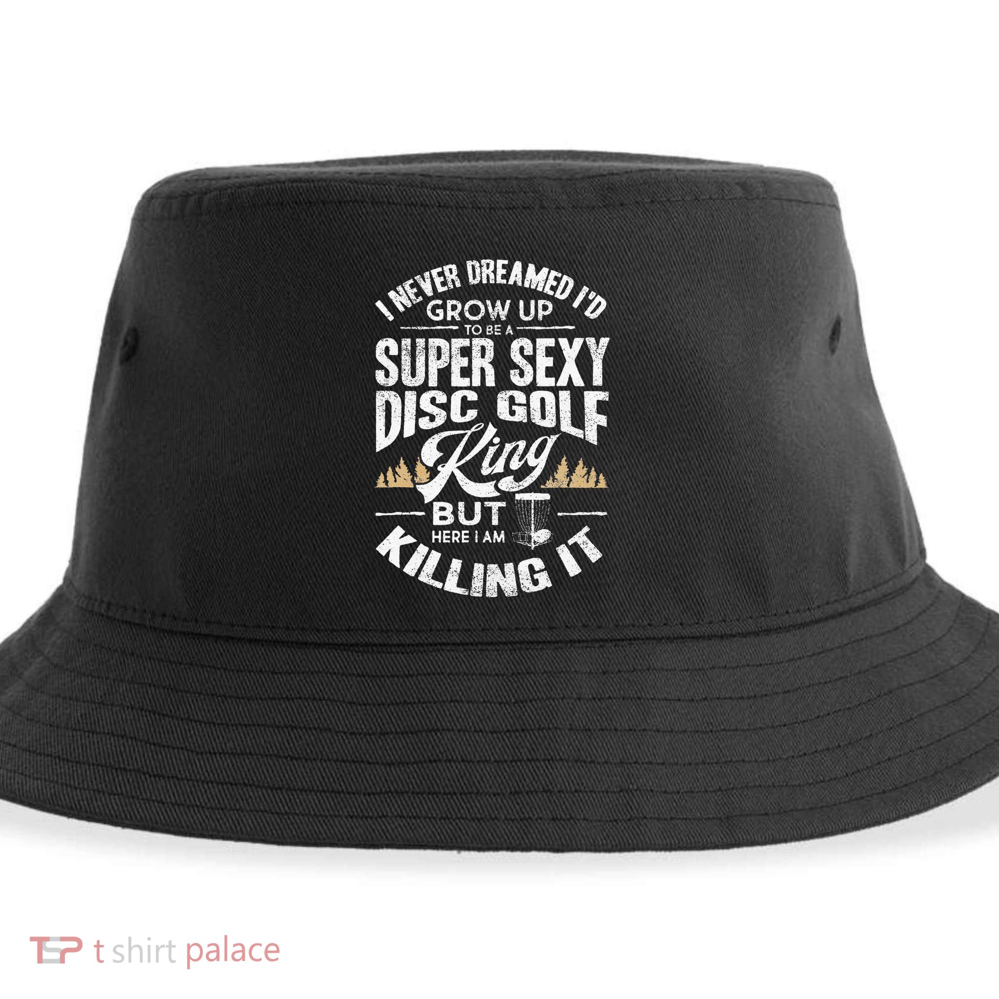 Funny Disc Golf Husband Fathers Day Disc Golfing Sustainable Bucket Hat