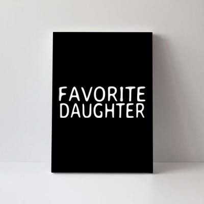 Favorite Daughter Gift Canvas