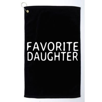 Favorite Daughter Gift Platinum Collection Golf Towel