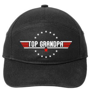 Fathers Day Gift Grandpa Gift From Grandkids Son Daughter 7-Panel Snapback Hat