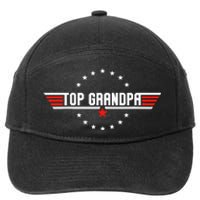 Fathers Day Gift Grandpa Gift From Grandkids Son Daughter 7-Panel Snapback Hat