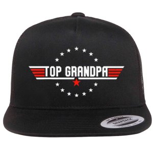 Fathers Day Gift Grandpa Gift From Grandkids Son Daughter Flat Bill Trucker Hat