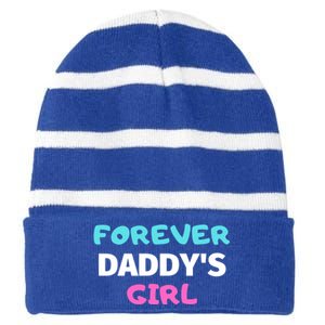 Forever Daddys Great Gift Striped Beanie with Solid Band