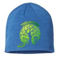 Funny Disc Golf Graphic Tree Gift Sustainable Beanie