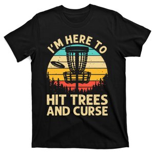 Funny Disc Golf For Disc Golf Player Trees Sports T-Shirt