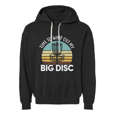 Funny Disc Golf Art For  Flying Disc Sport Players Garment-Dyed Fleece Hoodie