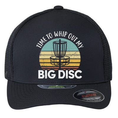 Funny Disc Golf Art For  Flying Disc Sport Players Flexfit Unipanel Trucker Cap