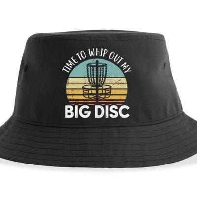 Funny Disc Golf Art For  Flying Disc Sport Players Sustainable Bucket Hat