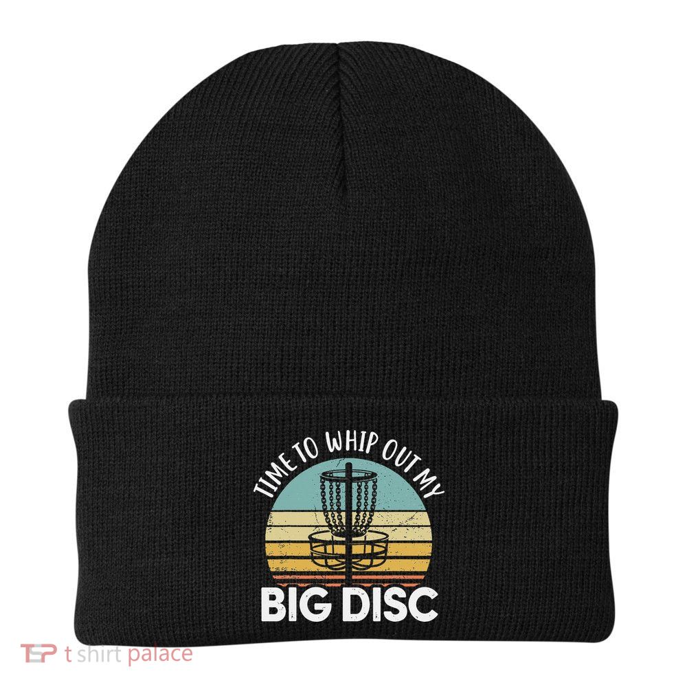 Funny Disc Golf Art For  Flying Disc Sport Players Beanie