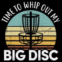 Funny Disc Golf Art For  Flying Disc Sport Players Flat Bill Trucker Hat