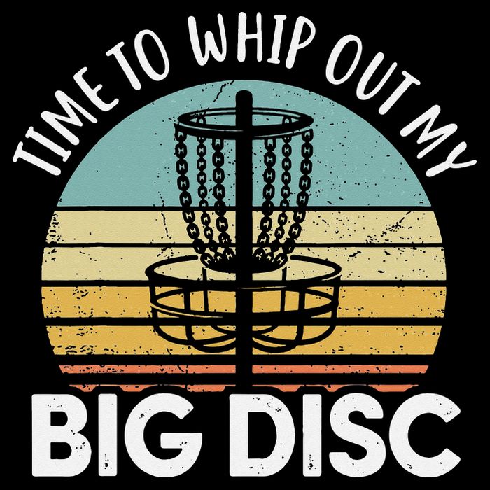Funny Disc Golf Art For  Flying Disc Sport Players Flat Bill Trucker Hat