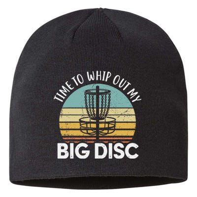 Funny Disc Golf Art For  Flying Disc Sport Players Sustainable Beanie