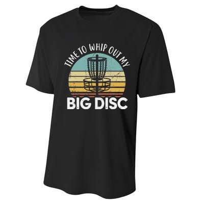 Funny Disc Golf Art For  Flying Disc Sport Players Performance Sprint T-Shirt