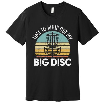 Funny Disc Golf Art For  Flying Disc Sport Players Premium T-Shirt