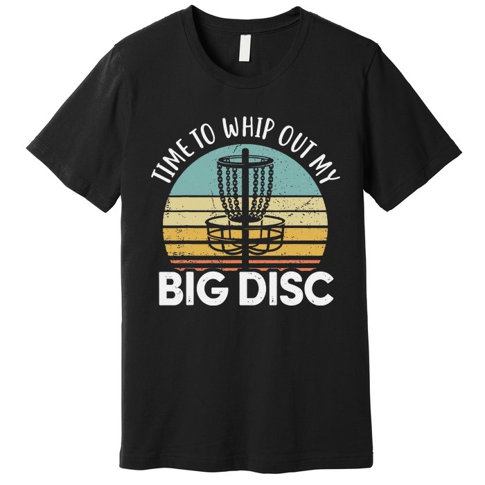 Funny Disc Golf Art For  Flying Disc Sport Players Premium T-Shirt