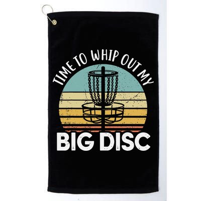 Funny Disc Golf Art For  Flying Disc Sport Players Golf Towel