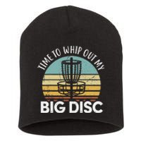 Funny Disc Golf Art For  Flying Disc Sport Players Short Acrylic Beanie