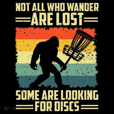 Funny Disc Golf Bigfoot For Disc Golf Players T-Shirt