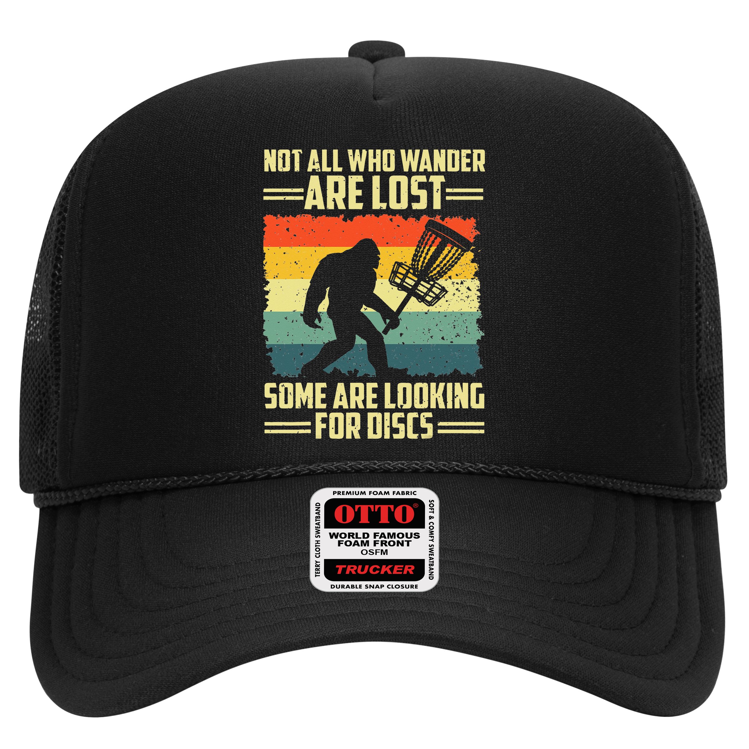 Funny Disc Golf Bigfoot For Disc Golf Players Hat