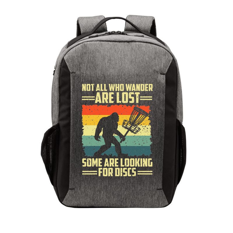 Funny Disc Golf Bigfoot For Disc Golf Players Vector Backpack