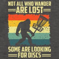 Funny Disc Golf Bigfoot For Disc Golf Players Vector Backpack