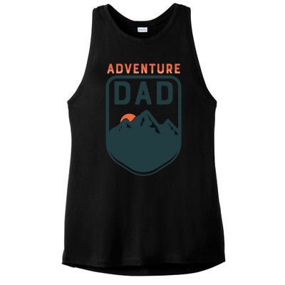 Fathers Day Gift Adventure Dad Gift Hiking Outdoors Camping Gift Ladies PosiCharge Tri-Blend Wicking Tank