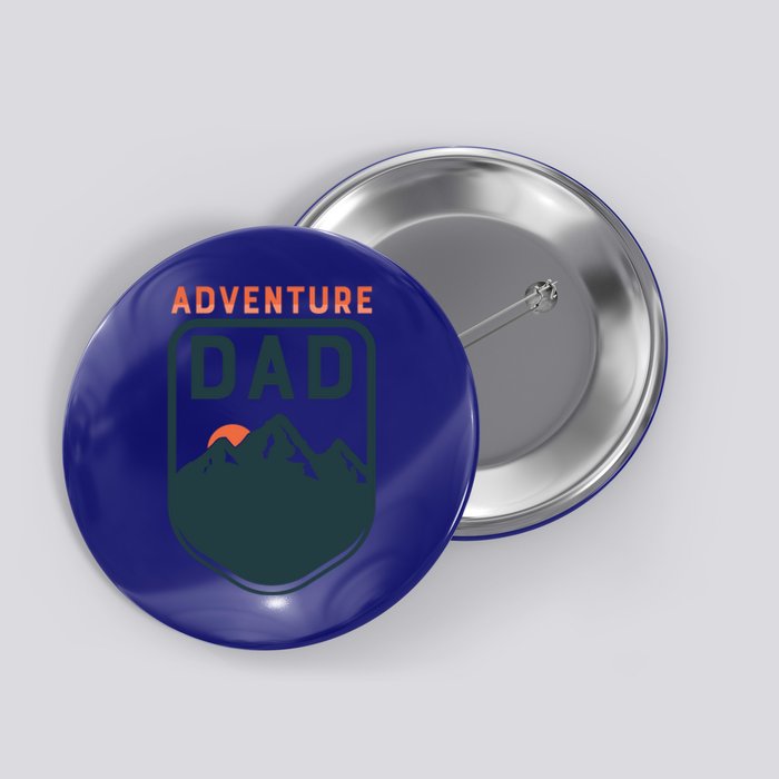 Fathers Day Gift Adventure Dad Gift Hiking Outdoors Camping Gift Button