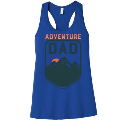 Fathers Day Gift Adventure Dad Gift Hiking Outdoors Camping Gift Women's Racerback Tank