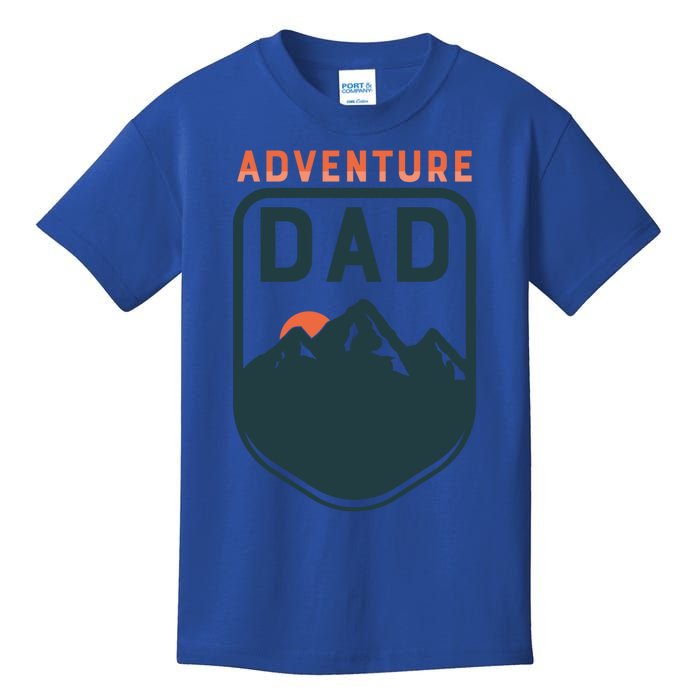 Fathers Day Gift Adventure Dad Gift Hiking Outdoors Camping Gift Kids T-Shirt