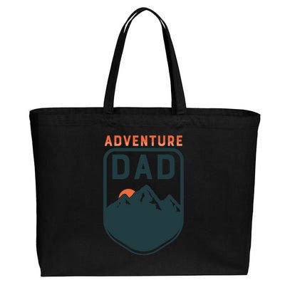 Fathers Day Gift Adventure Dad Gift Hiking Outdoors Camping Gift Cotton Canvas Jumbo Tote