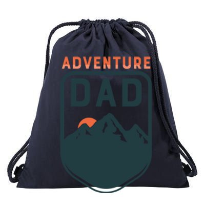 Fathers Day Gift Adventure Dad Gift Hiking Outdoors Camping Gift Drawstring Bag