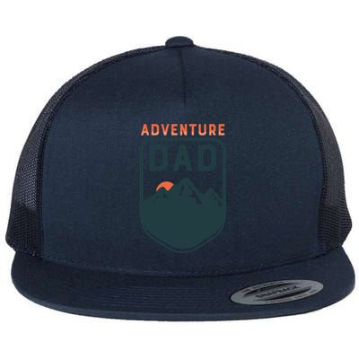 Fathers Day Gift Adventure Dad Gift Hiking Outdoors Camping Gift Flat Bill Trucker Hat