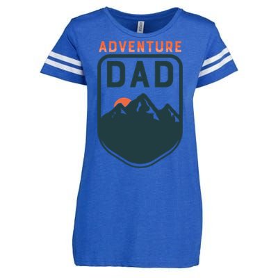 Fathers Day Gift Adventure Dad Gift Hiking Outdoors Camping Gift Enza Ladies Jersey Football T-Shirt