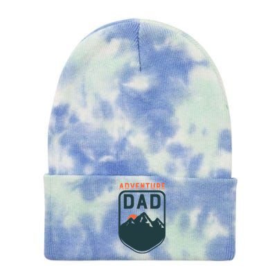 Fathers Day Gift Adventure Dad Gift Hiking Outdoors Camping Gift Tie Dye 12in Knit Beanie