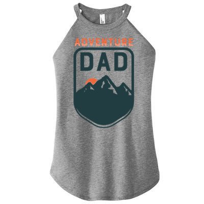 Fathers Day Gift Adventure Dad Gift Hiking Outdoors Camping Gift Women's Perfect Tri Rocker Tank