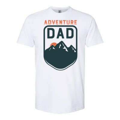 Fathers Day Gift Adventure Dad Gift Hiking Outdoors Camping Gift Softstyle CVC T-Shirt