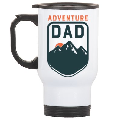 Fathers Day Gift Adventure Dad Gift Hiking Outdoors Camping Gift Stainless Steel Travel Mug