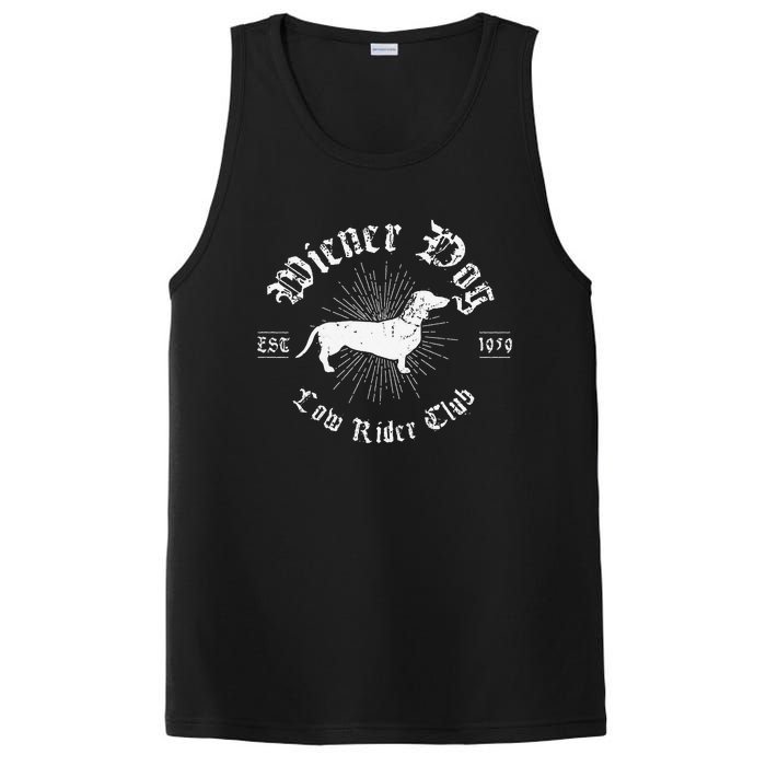 Funny Dog Gift for Dachshund Owners animal PosiCharge Competitor Tank