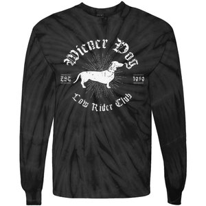 Funny Dog Gift for Dachshund Owners animal Tie-Dye Long Sleeve Shirt