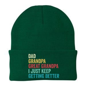 Fathers Day Grandpa Gift From Grand Dad Great Grandpa Knit Cap Winter Beanie