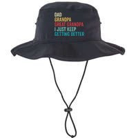 Fathers Day Grandpa Gift From Grand Dad Great Grandpa Legacy Cool Fit Booney Bucket Hat