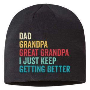 Fathers Day Grandpa Gift From Grand Dad Great Grandpa Sustainable Beanie