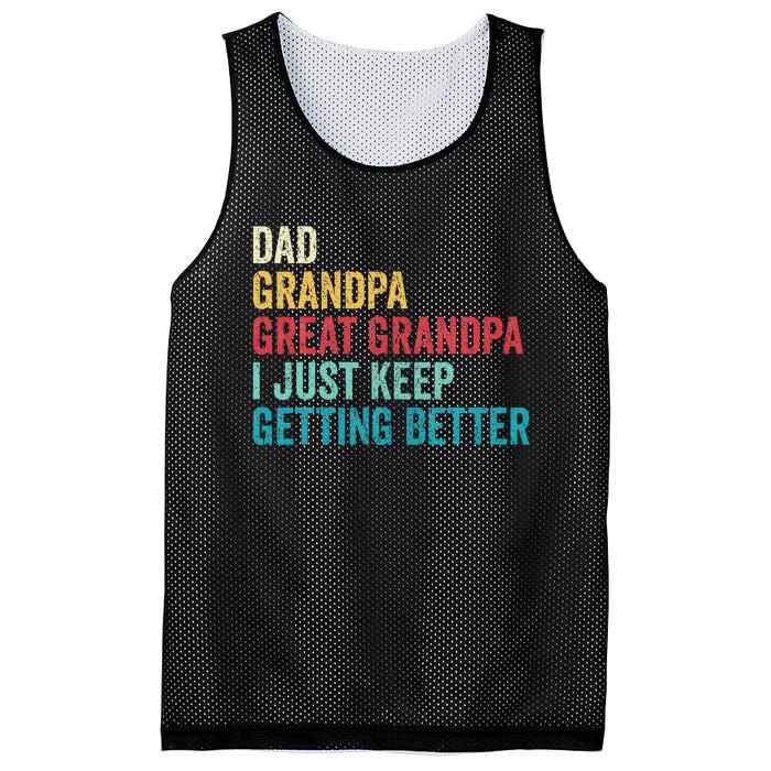 Fathers Day Grandpa Gift From Grand Dad Great Grandpa Mesh Reversible Basketball Jersey Tank