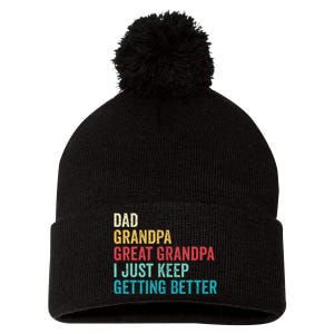 Fathers Day Grandpa Gift From Grand Dad Great Grandpa Pom Pom 12in Knit Beanie