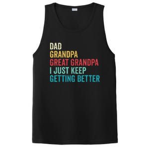 Fathers Day Grandpa Gift From Grand Dad Great Grandpa PosiCharge Competitor Tank