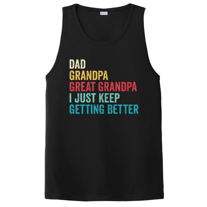 Fathers Day Grandpa Gift From Grand Dad Great Grandpa PosiCharge Competitor Tank