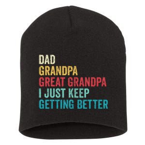 Fathers Day Grandpa Gift From Grand Dad Great Grandpa Short Acrylic Beanie